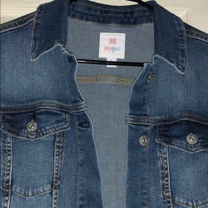 LulaRoe Jaxon Jean Jacket NWOT Large